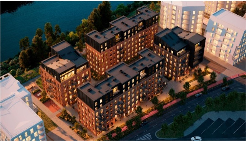 Gyvenamųjų namų kvartalas reVINGIS - RIVER SPACE